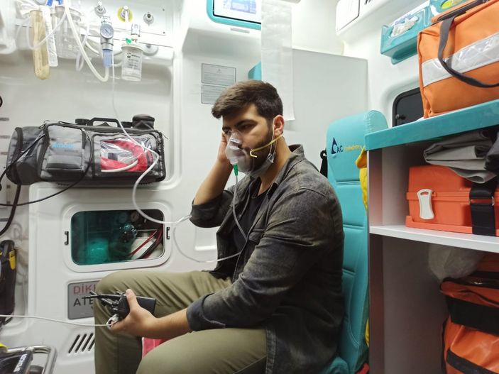 d Ankara'daki Estergon Kalesi'nde yangın çıktı