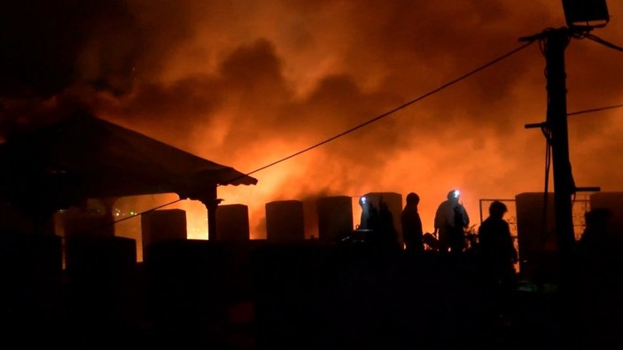 Ankara'daki Estergon Kalesi'nde yangın çıktı