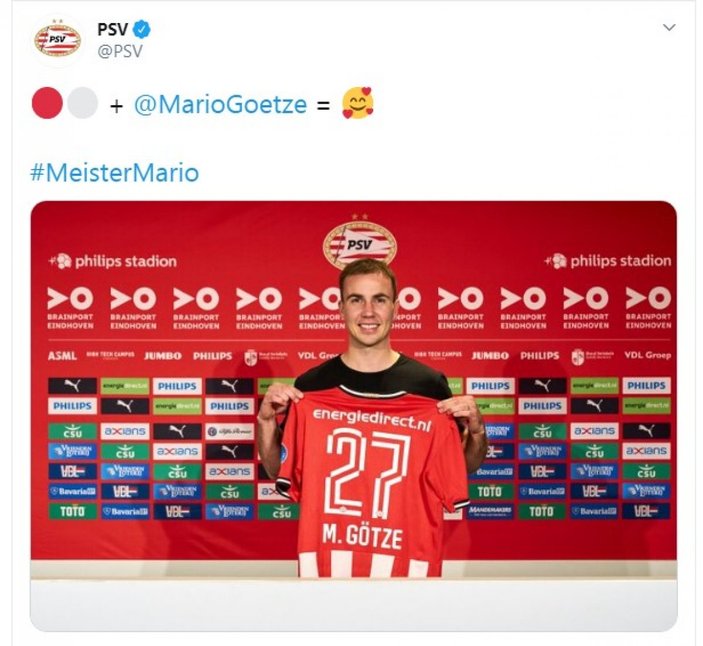 Mario Götze PSV'de