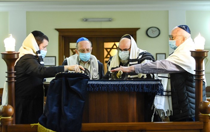 Bakü'de, Rus Ortodokslar ve Yahudiler, Azerbaycan için dua etti