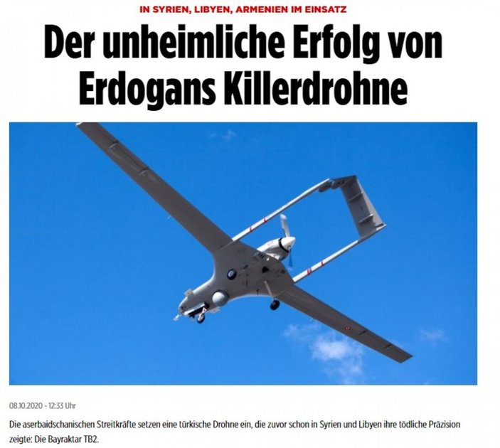 Türk drone’larının başarısı, Alman Bild’in gözünü korkuttu
