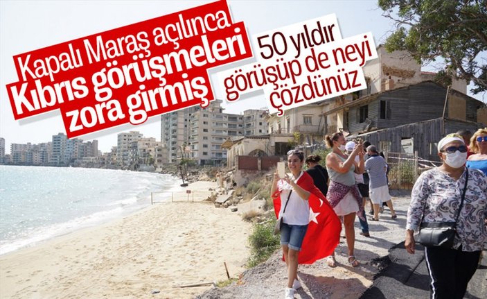 Kıbrıs'ta Rumlar, Maraş'ın açılmasını protesto etti