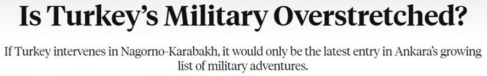 Foreign Policy'den Türk askeri varlığı haritası