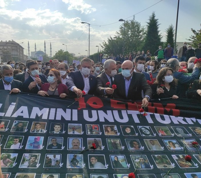 Kemal Kılıçdaroğlu, 10 Ekim Ankara Garı patlamasında hayatını kaybedenleri andı