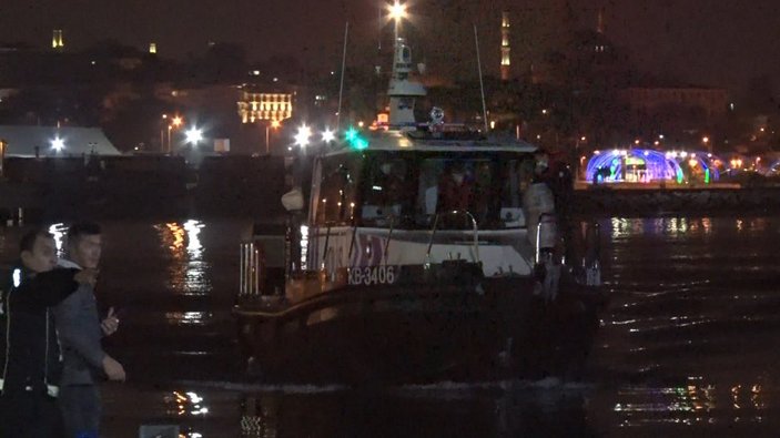 Samatya açıklarında balıkçı teknesi alabora oldu