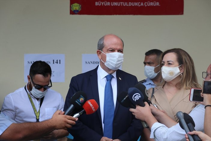 KKTC Başbakanı Ersin Tatar oyunu kullandı