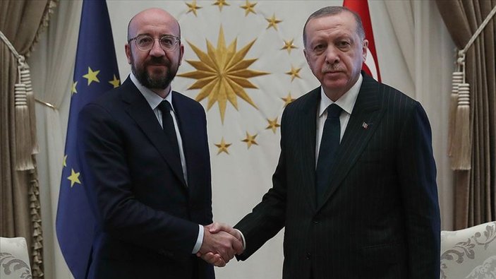 Cumhurbaşkanı Erdoğan, AB Konseyi Başkanı Michel'le görüştü