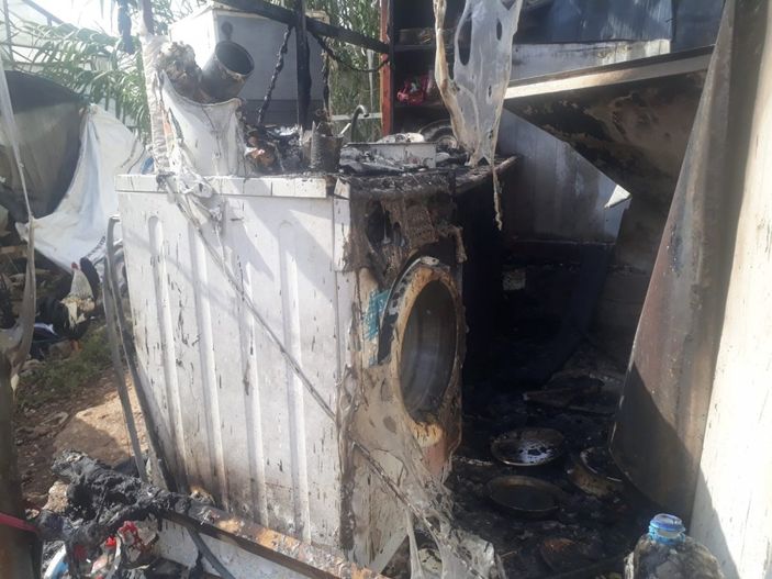 Antalya’da 6 aylık Suriyeli bebek yangında can verdi