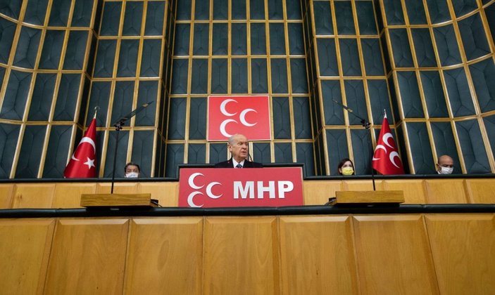 MHP lideri Devlet Bahçeli, TBMM Grup Toplantısı'nda konuştu: Ateşin Çocukları değil, iblisin çocukları