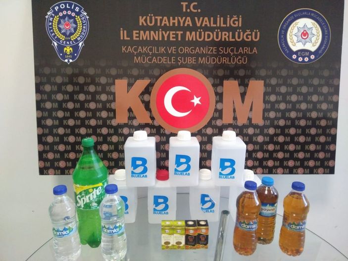 i Kütahya’da 28 büfeye eş zamanlı sahte alkol operasyonu