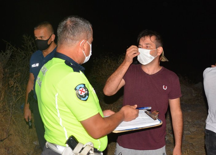 Adana'da ehliyetsiz ve alkollü sürücü 25 kilometre kaçabildi