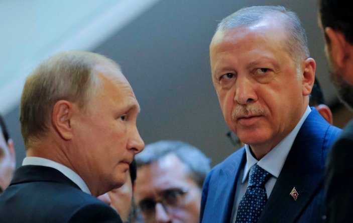 Cumhurbaşkanı Erdoğan, Vladimir Putin'le görüştü