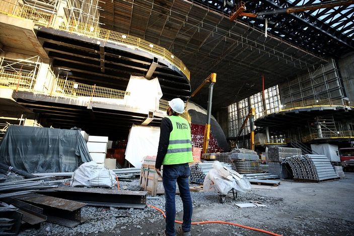 Atatürk Kültür Merkezi'nin inşaatının yüzde 70'i tamamlandı