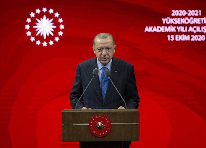 Cumhurbaşkanı Recep Tayyip Erdoğan, 2020-2021 YÖK Akademik Yılı Açılış Töreni'ne katıldı