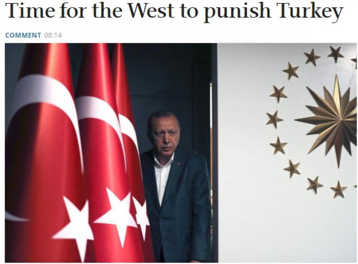 Yunan basını, Batı'dan Türkiye'ye yaptırım uygulamasını istedi