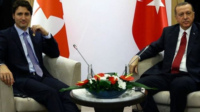 Cumhurbaşkanı Erdoğan, Kanada Başbakanı ile görüştü