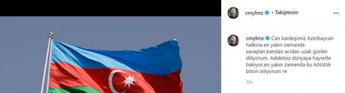 Tarkan'dan Azerbaycan paylaşımı