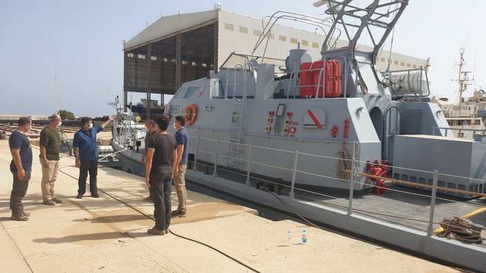 Libyalı askerlere sahil güvenlik eğitimi