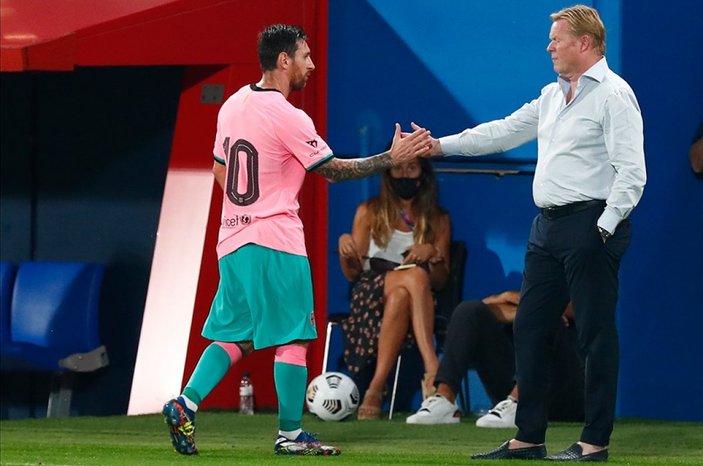 Ronald Koeman: Messi böyle oynarsa şikayet etmem
