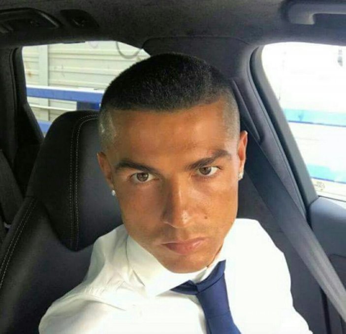 Ronaldo'nun yeni saç stili