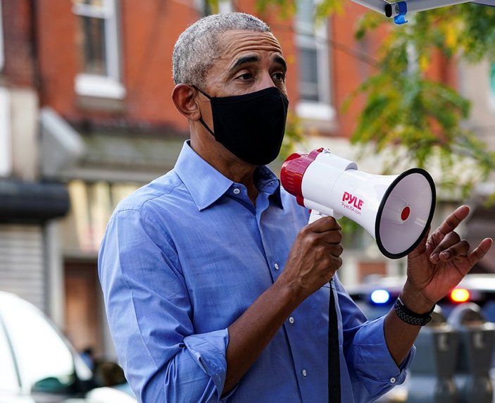 Barack Obama, Joe Biden için sahaya indi