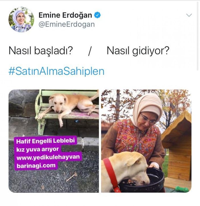 Emine Erdoğan'dan 