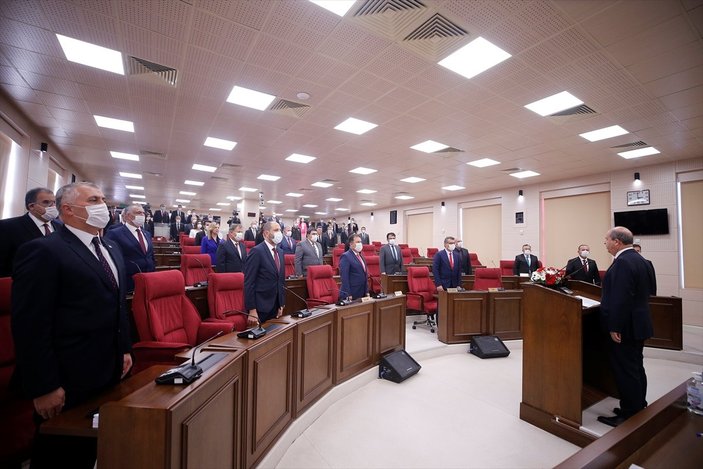 KKTC'nin yeni Cumhurbaşkanı Ersin Tatar yemin etti