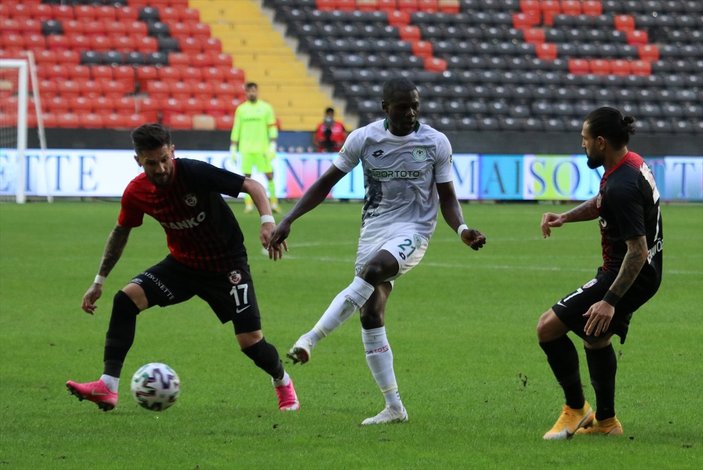 Gaziantep, Konyaspor'u tek golle geçti
