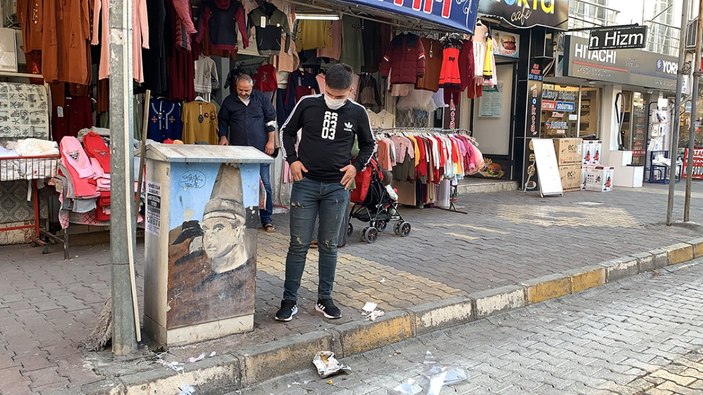 Adıyaman'ın tarihi yerlerini duvarlara resmeden öğretmen