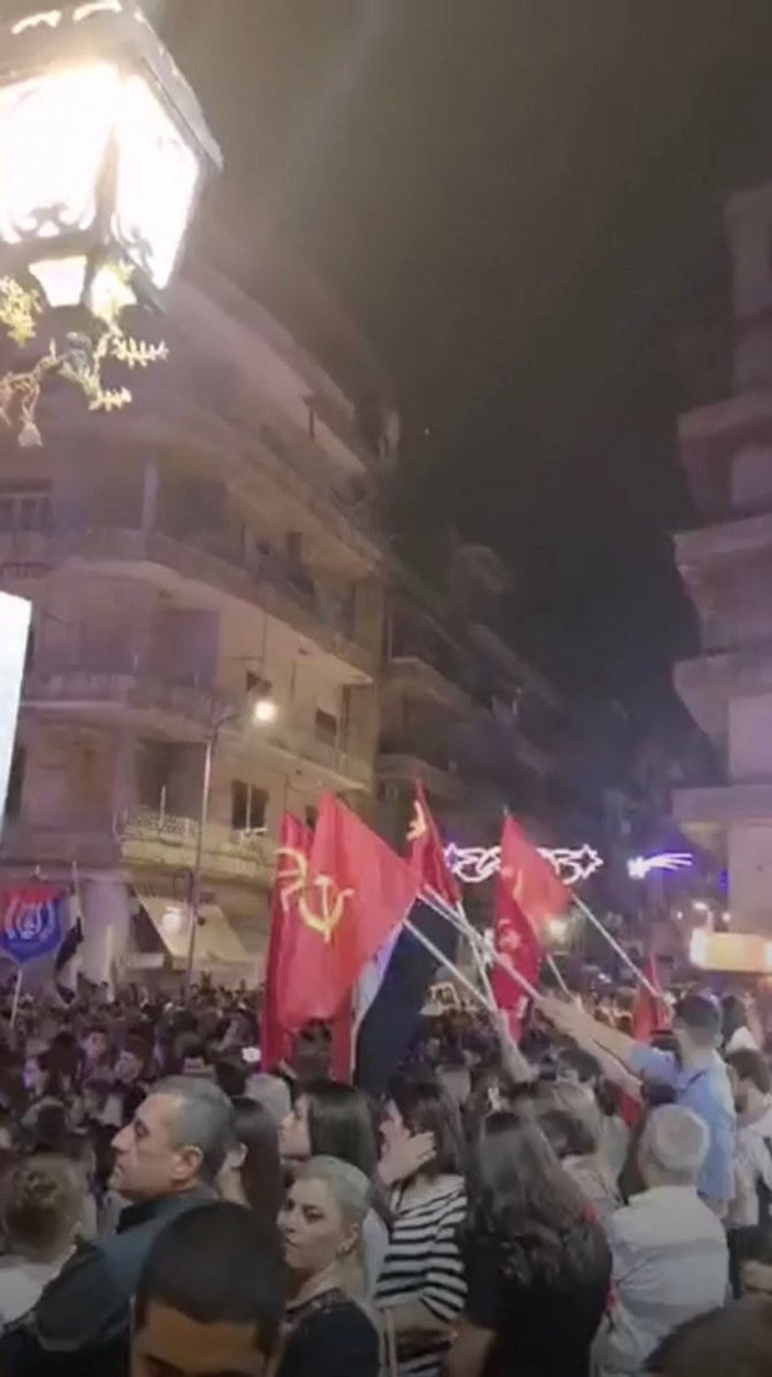 Halep'te Ermenistan'ı destekleyen bir gösteri düzenlendi
