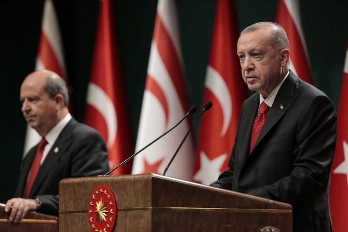 Cumhurbaşkanı Erdoğan: Kıbrıs'ta adil ve sürdürülebilir çözümden yanayız