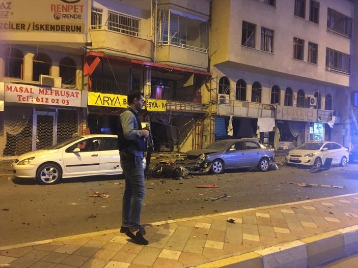 Hatay'da patlama meydana geldi