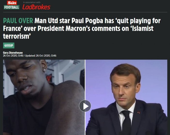 The Sun: Paul Pogba, Macron yüzünden milli takımı bıraktı