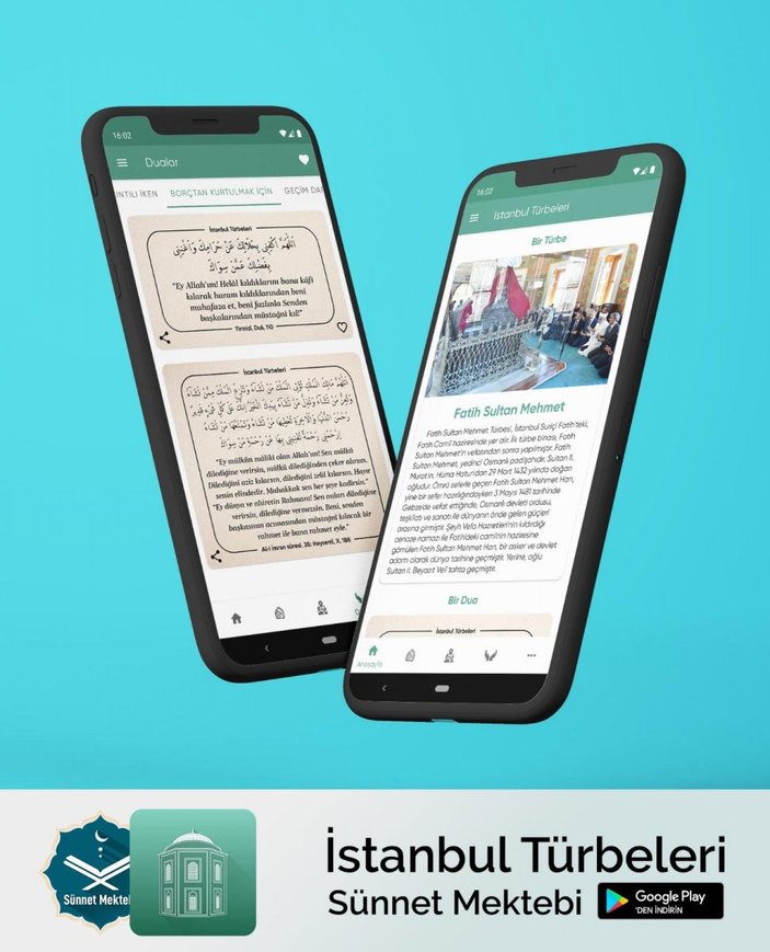 İstanbul’daki türbeler artık akıllı telefon ve tablette