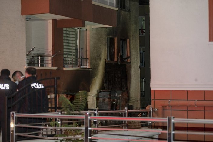 Ankara'da bir dairede doğalgaz patlaması meydana geldi