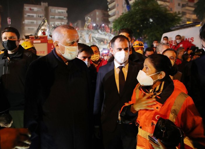 Cumhurbaşkanı Erdoğan, deprem bölgesinde inceleme yaptı