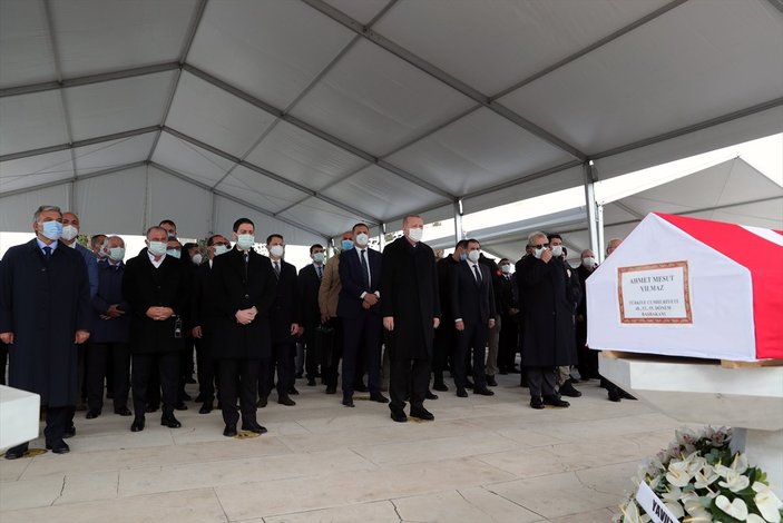 Cumhurbaşkanı Erdoğan, Mesut Yılmaz'ın cenaze törenine katıldı