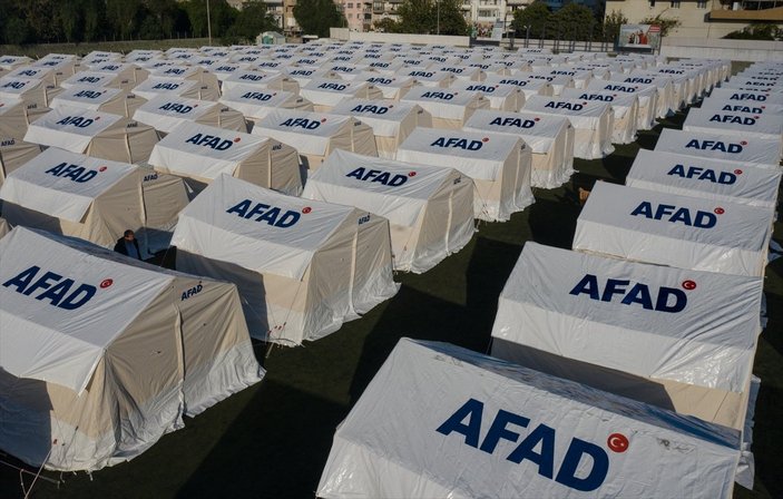 İzmir AFAD çadır