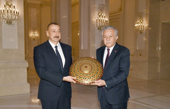 İlham Aliyev, Binali Yıldırım'ı kabul etti