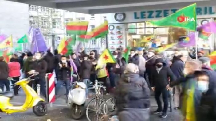 Almanya'da PKK destekçileri esnafa saldırdı