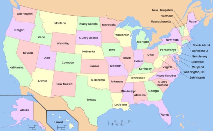 Amerika nüfusu ne kadar? ABD eyalet sayısı ve oy kullanma oranı nedir?
