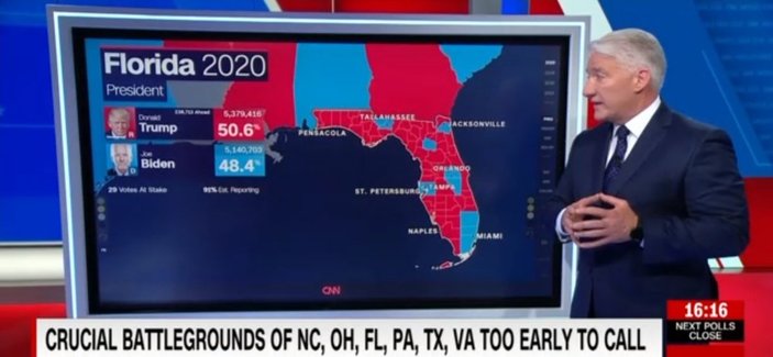 ABD seçimlerinde Florida'dan ilk sonuçlar