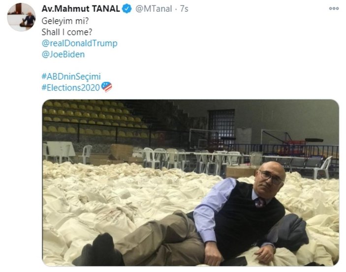 CHP'li Mahmut Tanal, Trump ve Biden’a seslendi
