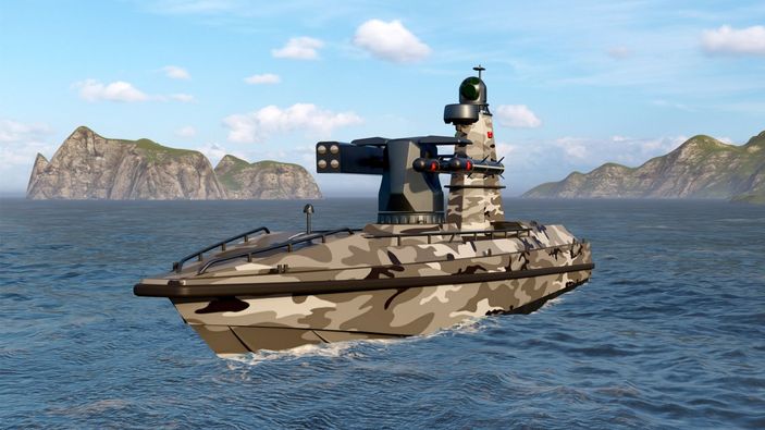 Türkiye'nin ilk silahlı insansız deniz aracı denize iniyor