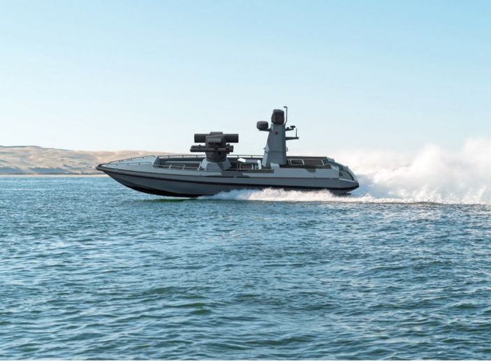 Türkiye'nin ilk silahlı insansız deniz aracı denize iniyor