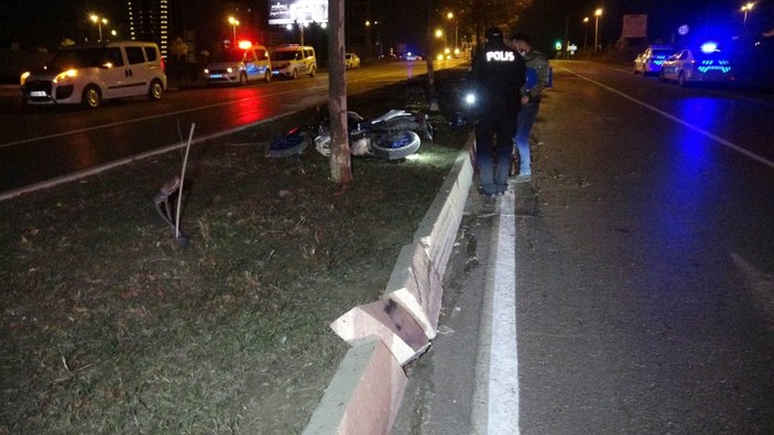 Samsun'da motosiklet kazası: 2 ölü