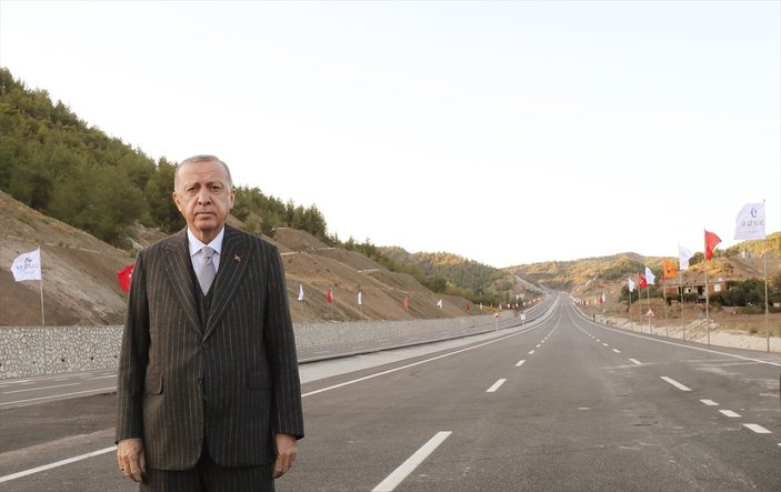 Cumhurbaşkanı Erdoğan, Kahramanmaraş-Göksun yolu açılış törenine katıldı