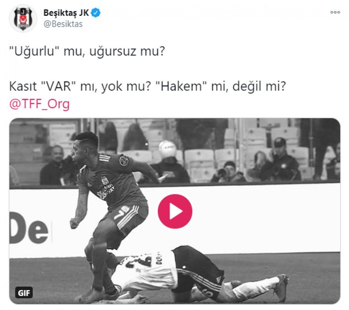 Beşiktaş'tan Yaşar Kemal Uğurlu'ya tepki