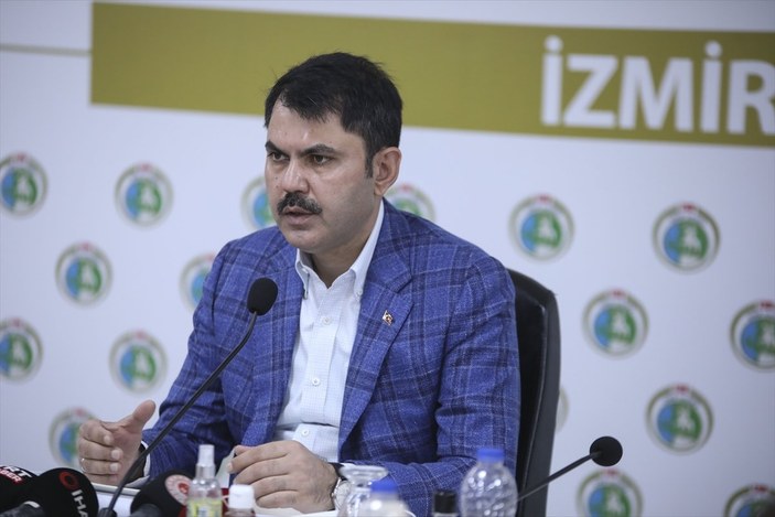 Çevre ve Şehircilik Bakanı Murat Kurum: İzmir'de hasar tespit çalışmaları tamamlandı