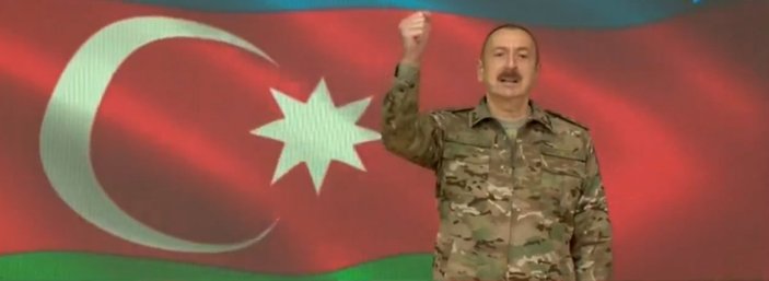 Aliyev: Topraklarımızı kurtarmaya devam edeceğiz